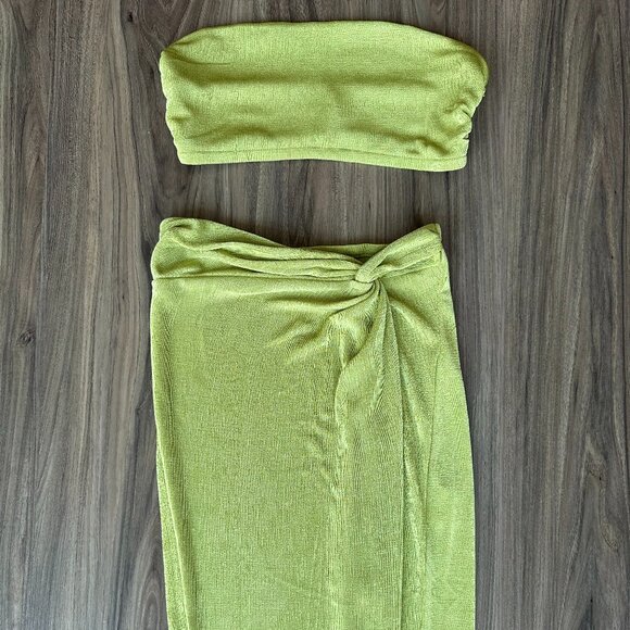 Princess Polly Karley Twist Set Green Size 0 - Picture 6 of 7